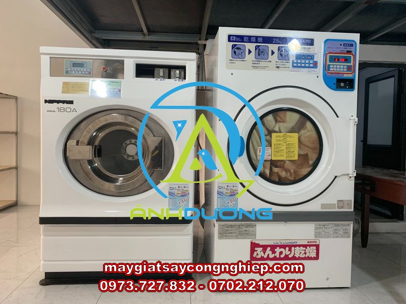 Lắp đặt máy giặt công nghiệp cũ tại TP Nam Định